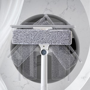 Limpiador de ventanas telescópico con limpiador de doble cara y cepillo para limpieza de vidrios en edificios altos - Product Image 1