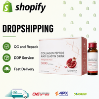 Productos de Suplementos de Marca Privada, Proveedores de Dropshipping, Bebida Líquida de Colágeno de 5000 mg, Suplemento de Granada