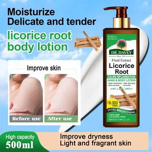 Creme Corporal Clareador DR.DAVEY com Raiz de Alcaçuz, Hidratante Super Eficaz para Clarear Manchas Escuras - Product Image 2