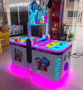 <span class=keywords><strong>Deluxe</strong></span> Light-Up whack-a-mole trò chơi Arcade máy 1 năm bảo hành hai người cha mẹ-con tương tác kim loại trò chơi công viên giải trí - Product Image 6