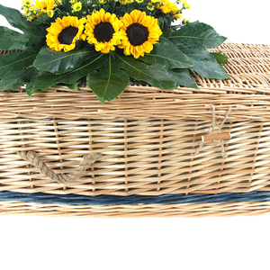 Ataúd y ataúdes de Sauce de estilo americano, venta al por mayor, muebles funerarios de material de mimbre de estilo europeo a granel - Product Image 3