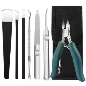 Haute qualité 3/8/11/16 en 1 manucure pédicure ensemble en acier inoxydable coupe-ongles ensemble Kit de toilettage outils de coupe d'ongles avec boîte-cadeau