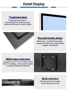 Étagère de supermarché <span class=keywords><strong>murale</strong></span> 21.5 pouces écran LED vertical moniteur affichage Tv lecteur de publicité signalisation numérique - Product Image 5