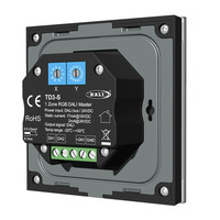 TD3-S 1 Zone 4 Scènes Mémoire RF 2.4G Tactile DALI Panneau Commutateur Luminosité Smart LED Gradateur