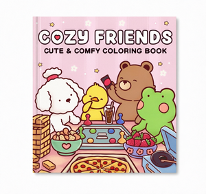Libro para colorear de animales adorables, cuaderno de dibujo para adultos y adolescentes, regalo creativo de arte para amigos acogedores - Product Image 1