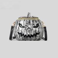 Tas Selempang Wanita Motif Labu Halloween Custom OEM, Tas Bahu Messenger Kartun, 4 Warna, Grosir Pabrik