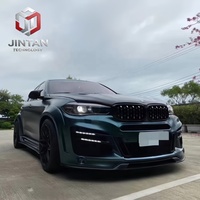 Kit de Carrocería Ancha Estilo Lumma para BMW X6 F16, Modificación Exterior del Automóvil, Parachoques Delantero y Trasero, Faldones Laterales, Accesorios para Pasos de Rueda