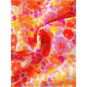 FOXA Women's 2 Piece Floral Print <b>Bikini</b> <b>Set</b> Ruffled Halter String Thong Swimsuit Bathing Suit - Product Image 5