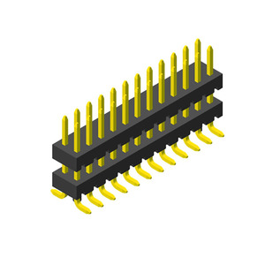 OEM nhà sản xuất nhà máy giá mẫu hỗ trợ <span class=keywords><strong>pin</strong></span> tiêu đề 2.54 mét Pitch hàng tăng gấp đôi dọc SMT Hội Đồng Quản trị để Hội Đồng Quản trị nam kết nối - Product Image 6