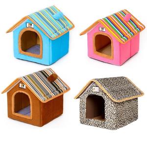 Feutre pliable Portable de petite taille à bas prix, en feutre doux, grand maison de luxe, intérieur, maison <span class=keywords><strong>pour</strong></span> <span class=keywords><strong>chien</strong></span> de compagnie - Product Image 1