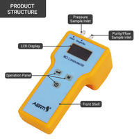 AERTI 120g Kit de mesure d'oxygène portable haute précision Modèle MCI-1 Analyseur de batterie Testeur de pureté pour concentrateur PSA en plastique ABS