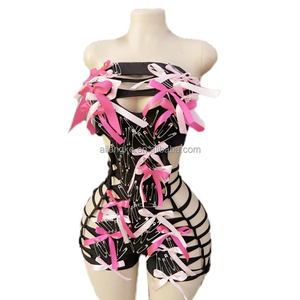 أقل سعر خصم مصمم ملابس متجرد بالجملة ملابس رقص غريبة - Product Image 3