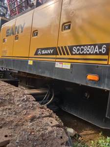 En stock, 90% neuf, d'occasion, original, fabriqué en Chine, grue sur chenilles de 85 tonnes Sany SCC850A-6 avec boîte de vitesses, moteur, PLC à vendre - Product Image 5