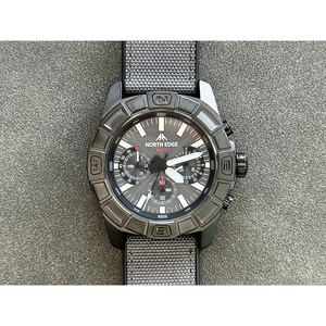 Reloj de Piloto EDS BLAZE, Estilo Táctico, Energía Solar, Visibilidad Nocturna, Resistente al Agua 50m, Caja de Acero Inoxidable, Reloj Deportivo - Product Image 1