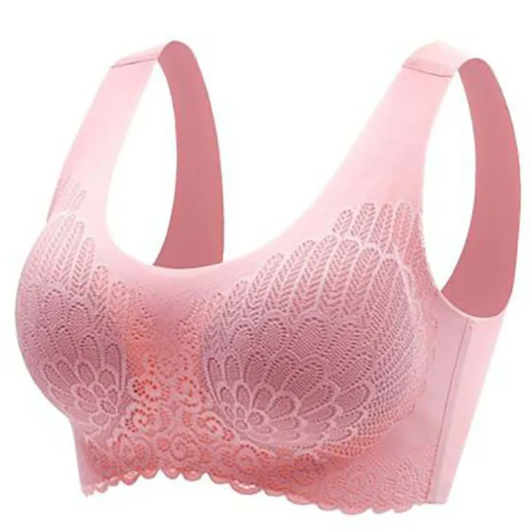 OEM Soft Lace Solid Color Frauen Atmungsaktiv Nahtlose Dessous sexy BHs Custom 5D Wireless Contour BH Frauen Unterwäsche