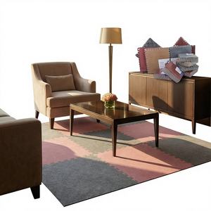 Tapis de sol en mousse EVA emboîtable de 10 mm, 60x60 cm, doux, antidérapant, réduction du bruit, pour bureau, atelier, hôpital - Product Image 1