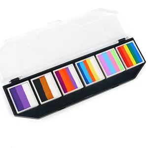 Cheering Flag Inspire Face Painting Rainbow Palette