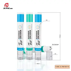 3つのステンレスボールが付いているアイエッセンスマッサージチューブのためのスクイーズチューブの10ml 15ml20ml空のローラー