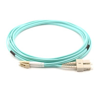 Cable de conexión OM3 LC MM 50/125 Duplex 3,0mm 2,0mm Sc/APC Aqua Cable de conexión de fibra óptica Lc a SC Sm G657a2 Sx 1,6mm Cable de conexión Aqua