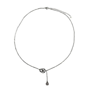 Collier à pampilles en argent sterling 925 Kaiming pour femme, style coréen, chaîne pour pull - Product Image 5