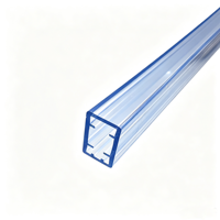 Tube d'emballage en PVC transparent, tube de transport en plastique extrudé pour connecteur électronique, taille personnalisée disponible