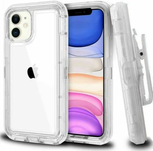 Прозрачный сверхмощный Гибридный чехол для телефона, прозрачный защитник, Противоударная задняя крышка, iPhone 14, 13, 12 Pro Max