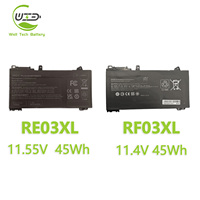 Baterai Laptop OEM Berkualitas Tinggi RE03XL RF03XL untuk HP: ProBook 430 440 450 455 455R G6 Zhan 66 AMD G2 14 Pro 13 G2