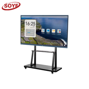 Chất Lượng Cao 65 Inch Bảng Điều Chỉnh Kích Thước 4K Thông Minh Điện Tử Kỹ Thuật Số Tương Tác Giáo Dục Hiển Thị Phụ Kiện Bảng Trắng Tương Tác - Product Image 4