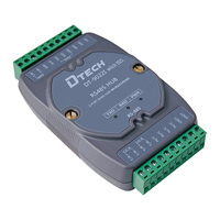 Konverter perlindungan komunikasi DTECH isolasi fotoelektrik aktif RS232/RS485 ke 2 port HUB RS485
