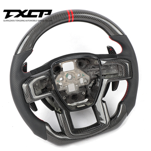 Alcantara พวงมาลัยคาร์บอนไฟเบอร์ปรับแต่งได้เหมาะสำหรับพวงมาลัยรถยนต์ <span class=keywords><strong>Ford</strong></span> Raptor F150 - Product Image 3