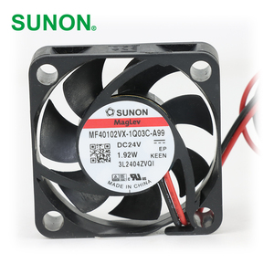 Ventilador Axial de Refrigeración SUNON MF40102VX-1Q03C-A99 Eléctrico 40x40x10mm 24VDC 80mA 1.92W 10000RPM 11.0CFM con Rodamiento de Vapor para Gabinetes e Inversores - Product Image 1
