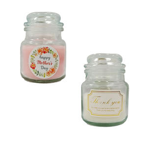 Vente en gros Porte-verre style <span class=keywords><strong>Yankee</strong></span> <span class=keywords><strong>Bougie</strong></span> parfumée naturelle en cire Marque privée de luxe personnalisable avec couvercle et boîte - Product Image 1