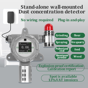 Ahşap taşlama atölyesi için PM2.5 için endüstriyel patlamaya dayanıklı toz konsantrasyon dedektörü püskürtülür TSP alarmı 1 yıl 220V - Product Image 5