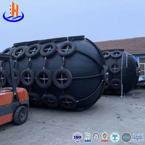 โรงงานผลิตกันชนเรือยางเป่าลม ราคาโรงงาน มาตรฐาน ISO17357 กันชนยางลอยน้ำแบบโยโกฮามะ สำหรับเรือขนาดใหญ่ ใช้กับท่าเรือ - Product Image 3