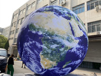 Ballon gonflable géant de planète Terre gonflable pour décoration thématique
