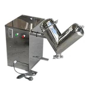 New design SUS304 small V-type mixer powder mixing machine