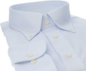 Áo Sơ Mi Nam Dài Tay Cổ Cài Khuy, Mềm Mại, Chống Nhăn, Ngoại Cỡ, 100% Cotton - Product Image 4