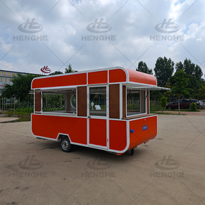 Remolque de Comida de Alta Resistencia con 4 Ruedas y Sistema de Frenos para Remolcar con Coche o SUV, Apto para Negocios de Catering Móvil - Product Image 1