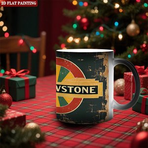 Frosted Black <b>Ceramic</b> <b>Mug</b> 11oz Heat Activated Cup Indoor Outdoor Beverage Use - Product Image 2