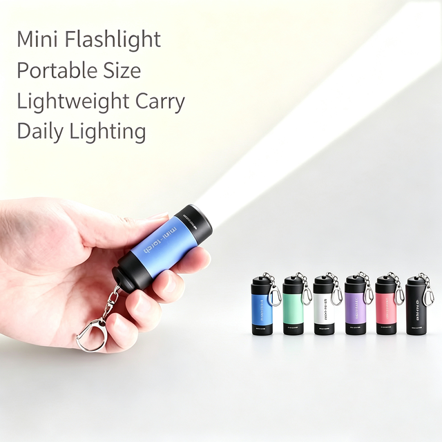 Mini Portable Rechargeable Flashlight Tactical Flashlight Outdoor Lighting Compact Flashlight Small Led Light
