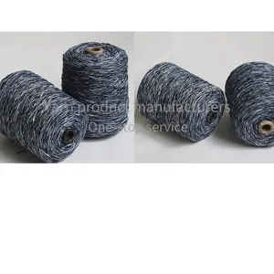 High Quality 100% Cotton Slub Yarn Strong Hollow Belt Fancy Knitted Yarn with Big Belt for Various Crafts and Projects
