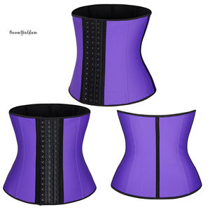 حزام نسائي رياضي مطاطي من اللاتكس حزام مشد 9 حزام عظمي صلب - Product Image 3