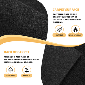 Tapis de sol universels pour l'intérieur des véhicules Civic & City, couleur et logo personnalisables, matériau polyester, prend en charge les tailles personnalisées - Product Image 4