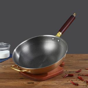 Sartén antiadherente anodizada dura avanzada de 32cm Sartén multiusos salteada con tapas de vidrio transparente de 32cm - Product Image 3