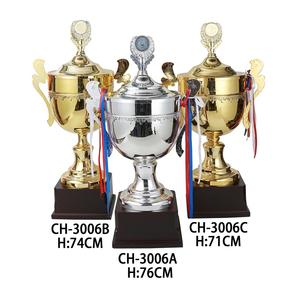 Trofeo Sportivo Personalizzato con Logo e <span class=keywords><strong>Nome</strong></span>, Coppa in Metallo per Champions League, Trofeo per <span class=keywords><strong>Fantasy</strong></span> Football, Trofei per Badminton - Product Image 1