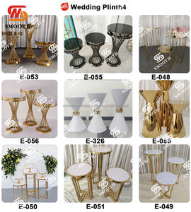 Nuevo y Elegante Soporte de Flores de Acero Inoxidable para Bodas, Soporte de Flores para Pasillo de Boda, Accesorio para Bodas - Product Image 3