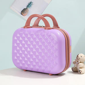 Mini estuche cosmético de mano Retro con cremallera de 14 pulgadas Unisex, caja de regalo de equipaje para niños de Material ABS para padres e hijos - Product Image 5