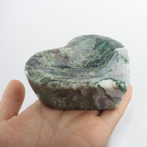 Bán Buôn Tự Nhiên Moss Agate Pha Lê Mặt Trăng Bát Chữa Bệnh Đá Khắc Pha Lê Khác Hàng Thủ Công Sản Phẩm - Product Image 4