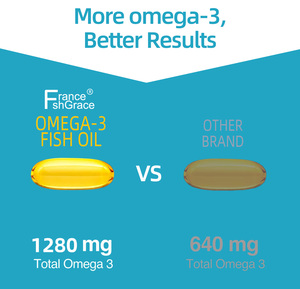 Premium Omega softgel per il supporto del cervello del cuore e della salute immunitaria 90 Softgels integratore Omega per gli uomini e le donne - Product Image 5
