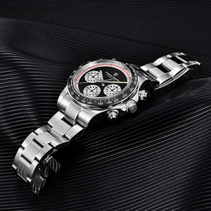 Pagani Design Men's Quartz Watch 40mm Chronograph Stainless Steel Band 100m Waterproof - Product Image 4